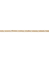 19cm (7.5") Double Oval Curb Bracelet in 10kt Yellow Gold