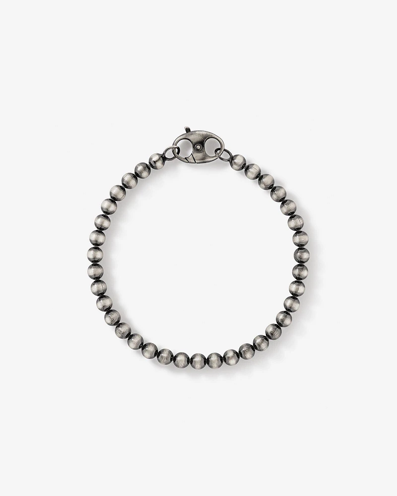 Ball Chain Bracelet in Oxidised Sterling Silver