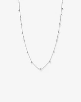 60cm (24") Bead Necklace in Sterling Silver