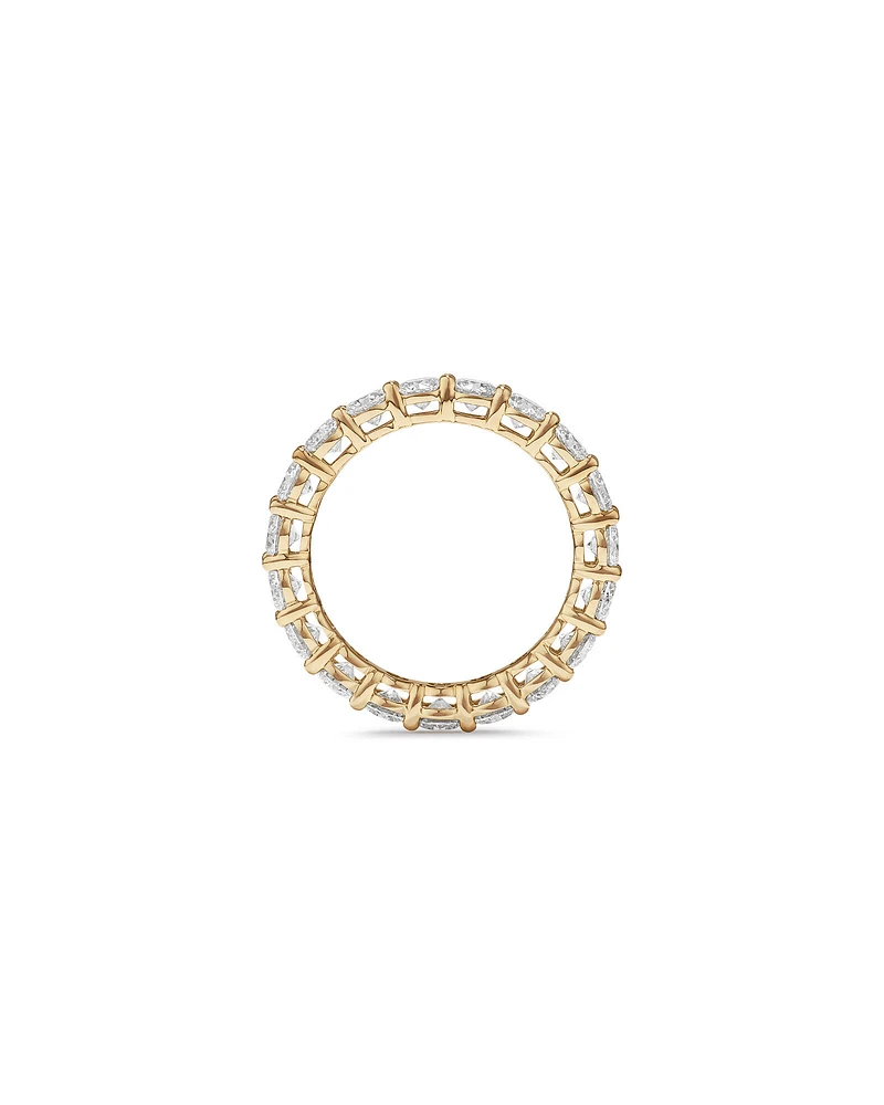 3.00 Carat TW Round Brilliant Laboratory-Grown Diamond Eternity Ring in 14kt Yellow Gold