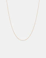 45cm (17") 0.95mm Width Solid Cable Chain In 10kt  Rose Gold