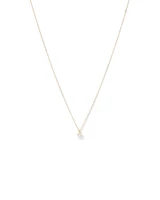 0.50Carat TW Laboratory-Grown Diamond Solitaire Pendant in 14kt Yellow Gold