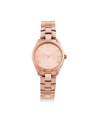 Montre en acier inoxydable doré pour femme