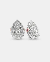 Sir Michael Hill Designer Fashion Earrings with 0.33 Carat TW of Diamonds in 10kt White Gold