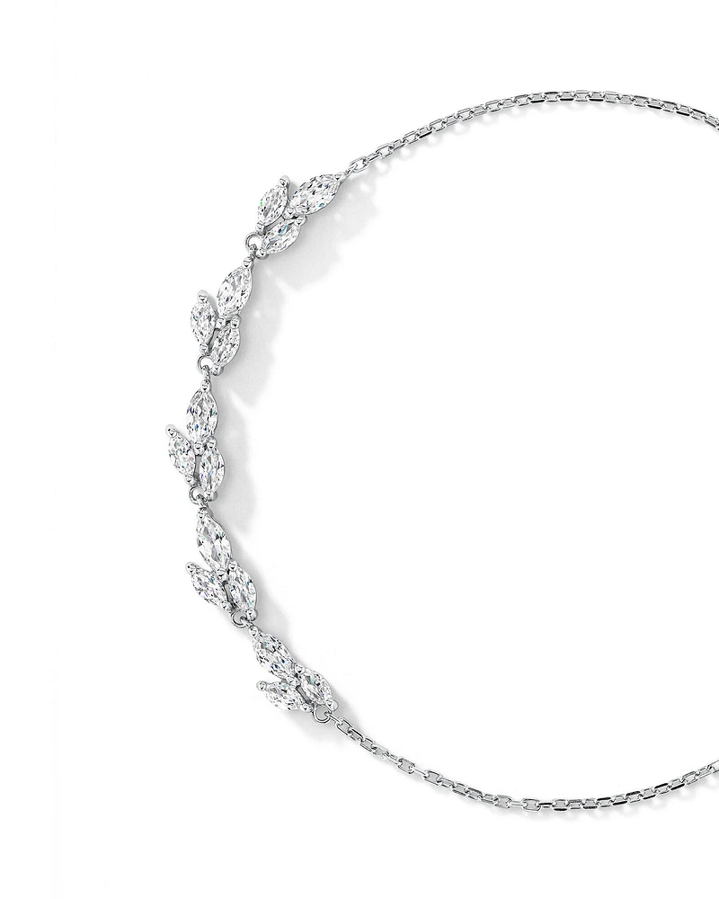 Bracelet Liane en Zircon Cubique en Argent Sterling