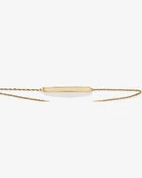 23cm Bar Bolo Bracelet in 10kt Yellow Gold