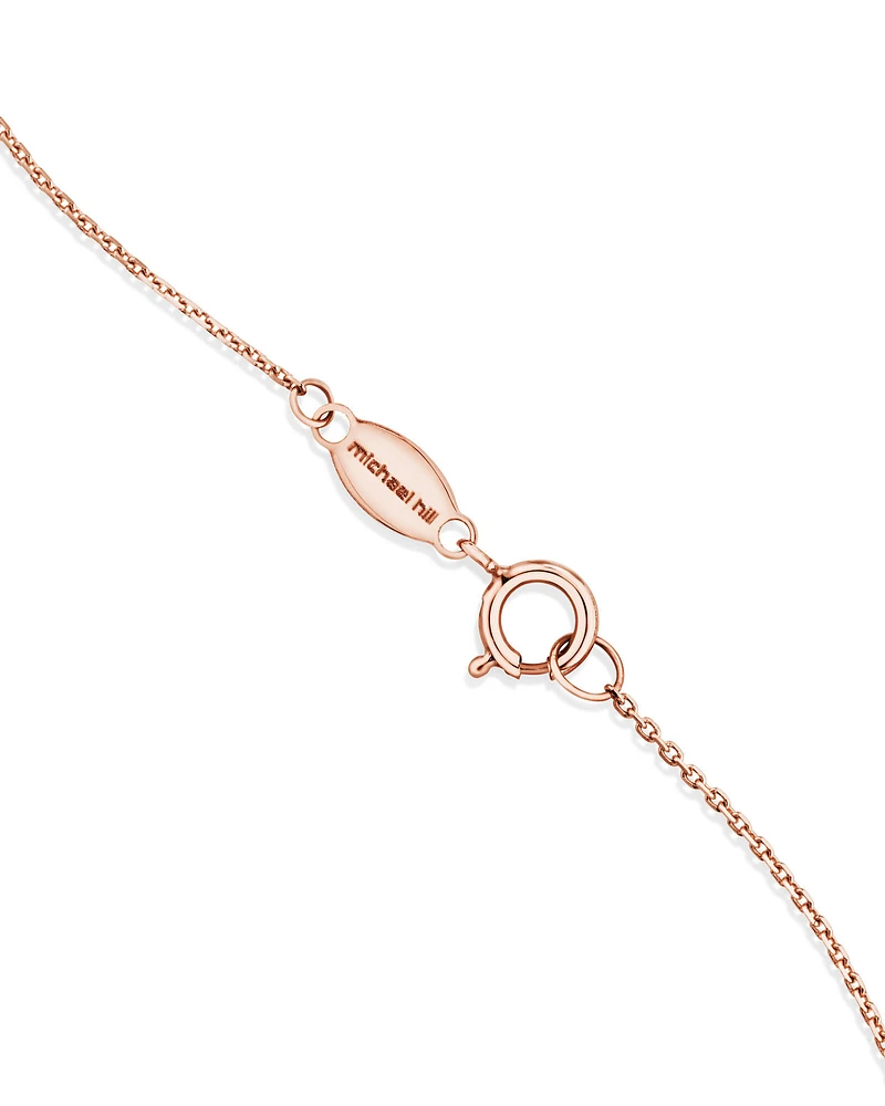 Puff Heart Pendant in 10kt Rose Gold