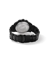 Men's Chronograph Watch in Black Tone Stainless Steel