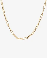 45cm (18”) 4.5mm Width Hollow Rectangular Link Chain in 10kt Yellow Gold