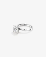 3.00 Carat TW Round Brilliant Laboratory-Grown Diamond Solitaire Engagement Ring in Platinum