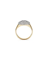 Ring with Carat TW of Diamonds in 10kt Yellow Gold