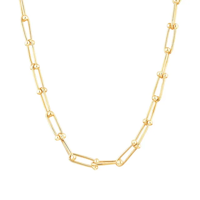 Michael Hill Ball and Oval Link Chain in 10kt Yellow Gold