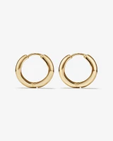 10mm Huggie Earrings in 10kt Yellow Gold