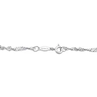 19cm (7.5) 4mm-4.5mm Width Rope Bracelet in 10kt Yellow Gold