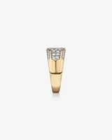 Men's Ring with 1 Carat TW of Diamonds in 10kt White & Yellow Gold