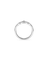 Wedding Ring with 0.23 Carat TW of Diamonds in 14kt White Gold