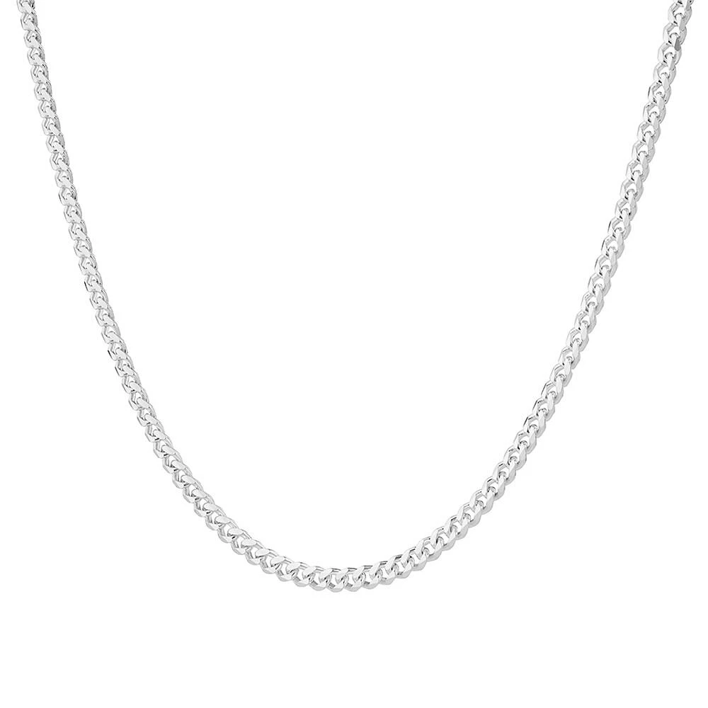 55cm (22") 4.3mm Width Curb Chain in Sterling Silver