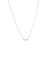 Collier avec 0,25 carat TW de diamants en or jaune 18 kt