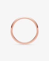 5mm High Domed Wedding Band 10kt Yellow Gold