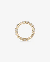 3.00 Carat TW Round Brilliant Laboratory-Grown Diamond Eternity Ring in 14kt Yellow Gold