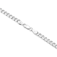 50cm (20") 5.5mm Width Curb Chain in Sterling Silver