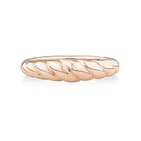 Narrow Croissant Ring in 10kt Yellow Gold