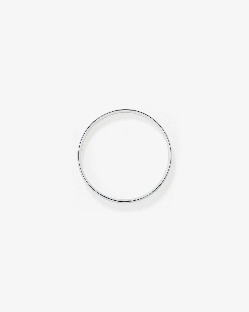 10mm Solid Round Bangle in Sterling Silver