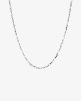 50cm 3mm Width Figaro Chain In Sterling Silver