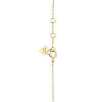 0.26 Carat TW Diamond Paperclip Bracelet in 10kt Yellow Gold