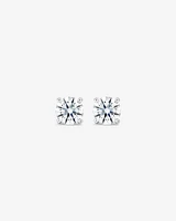 Carat TW Laboratory-Grown Diamond Solitaire Stud Earrings in 14kt Gold