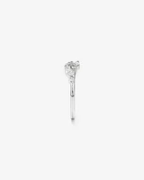 0.57 Carat TW Vines Laboratory-Grown Diamond Ring in 10kt White Gold