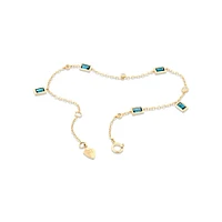 Serendipity Bracelet with London Blue Topaz in 10kt Yellow Gold