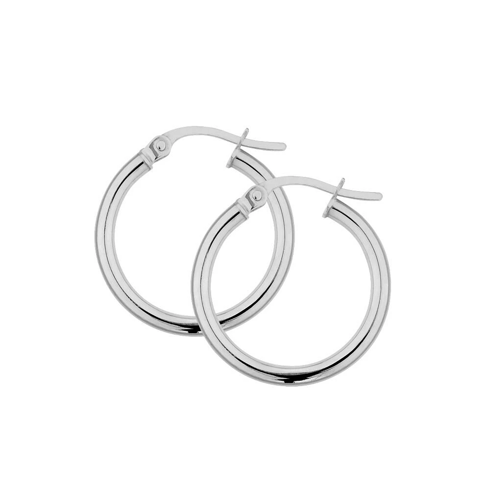 18mm Hoop Earrings in 10kt Yellow Gold