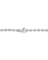 1.52 Carat TW Diamond Tennis Bracelet in 10kt White Gold