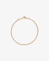 19cm (7.5") 2mm-2.5mm Width Belcher Bracelet in 10kt Rose Gold