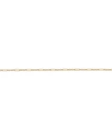 Paperclip 3 and 1 Bracelet in 10kt Yellow Gold