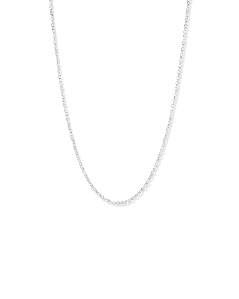 50cm (20") Chaîne Belcher de 3mm-3.5mm de large en argent sterling