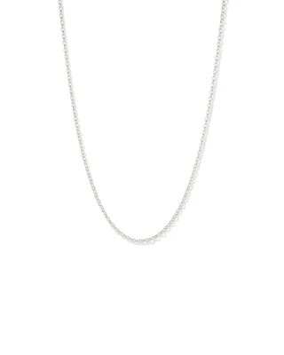 50cm (20") 3mm-3.5mm Width Belcher Chain in Sterling Silver