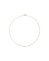 Necklace with 0.10 Carat TW of Diamonds in 10kt Yellow Gold