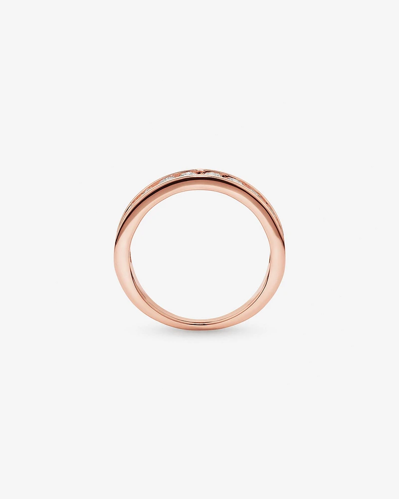 1.00 Carat TW Channel Set Round Brilliant Laboratory-Grown Diamond Wedding Ring in 14kt Yellow Gold