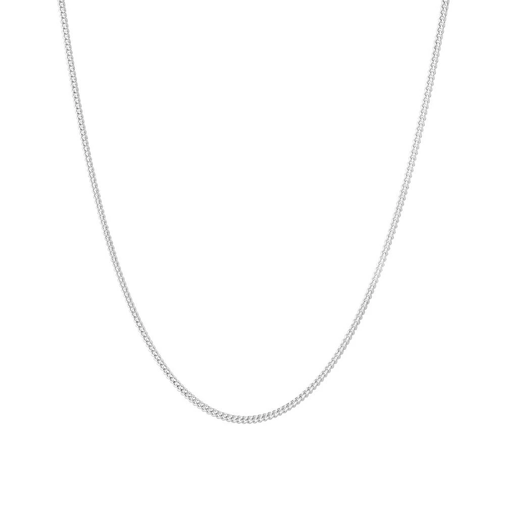 50cm (20") 2mm Width Curb Chain in Sterling Silver