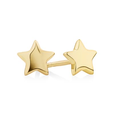 michael hill gold stud earrings