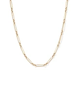 5.00mm Wide Paperclip 3 and 1 Chain in 10kt Yellow Gold