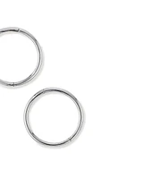 12mm Sleeper Earrings in Sterling Silver