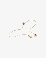 Bracelet with Amethyst in 10kt Yellow Gold