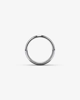 8mm Black Titanium Bevelled Edge Wedding Band