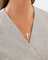 Large Cross Pendant in 10kt Yellow Gold