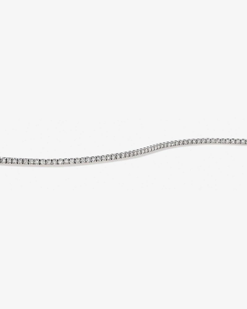 1.64 Carat TW Diamond Tennis Bracelet in 10kt White Gold