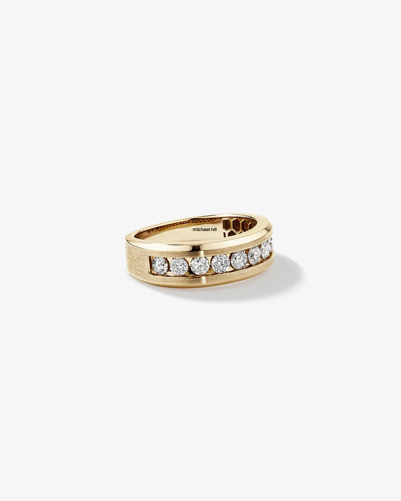 Men's Ring with 1 Carat TW of Diamonds in 10kt Yellow Gold