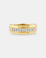 Men's Ring with 1/4 Carat TW of Diamonds in 10kt Yellow Gold